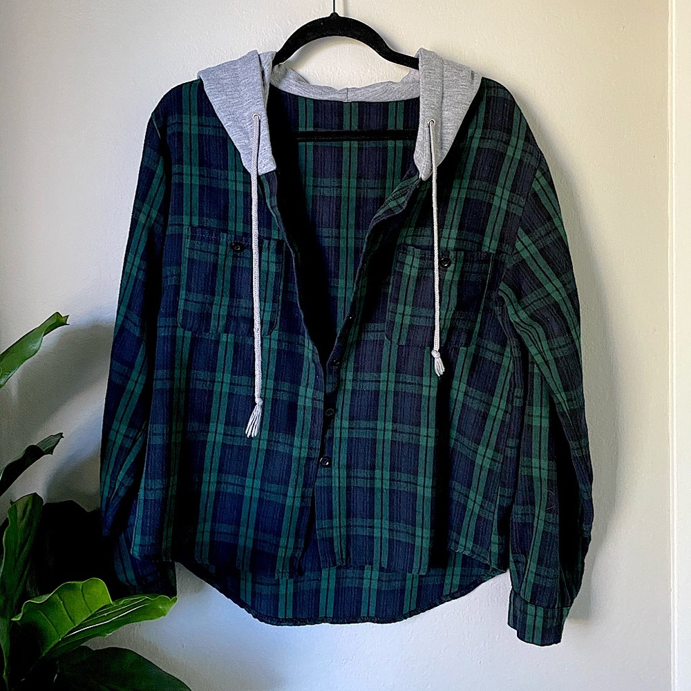 Plaid hoodie